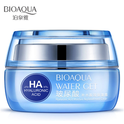 BIOAQUA-Crema de día de ácido hialurónico, blanqueador, hidratante, antiarrugas, antienvejecimiento, cuidado facial ► Foto 1/6