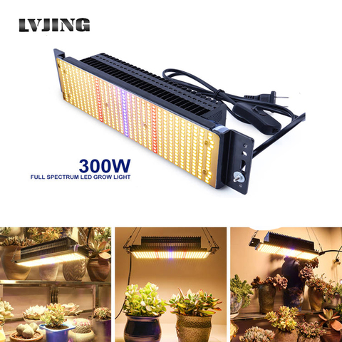 Lámpara Led de espectro completo para cultivo de plantas de interior, luz blanca cálida para invernadero hidropónico, tienda de cultivo de vegetales, 465Led, 300W ► Foto 1/6