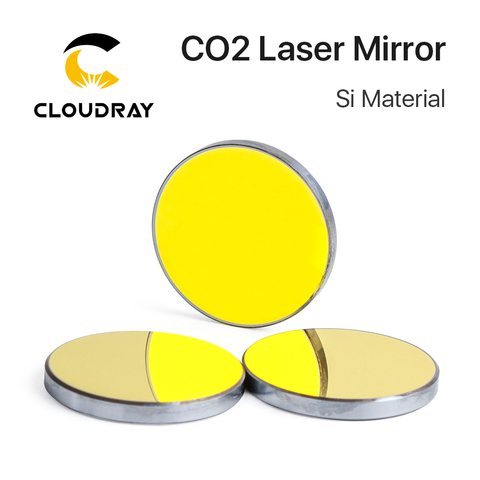 Cloudray-Espejos reflectantes para láser Co2, para grabador, de silicona, chapados en oro, diámetro de las lentes reflectantes 19 20 25 30 38,1mm ► Foto 1/6