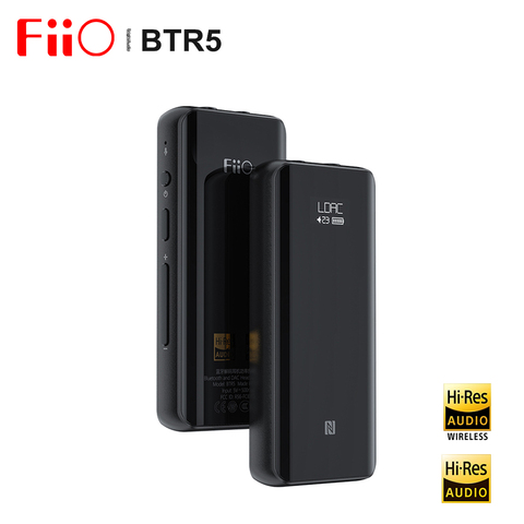 Fiio-AMPLIFICADOR DE Audio BTR5 ES9218P para auriculares con USB, DAC, Bluetooth 5,0, receptor de amplificador de auriculares, salida de 3,5/2,5mm, AAC SBC, aptX, LDAC, para coche ► Foto 1/6