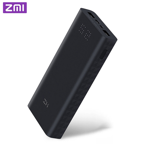 Nuevo Xiaomi mi 3 Power Bank 20000 mAh QC 4,0 carga Dual USB QC3.0 mi 20000 mAh 2C Powerbank cargador para ordenador portátil teléfono móvil ► Foto 1/6