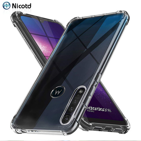 Silicona transparente para Motorola G8 jugar G8 más G7 de G6 G5 G5s G4 cubierta suave para Moto una Macro Zoom acción visión de ► Foto 1/6