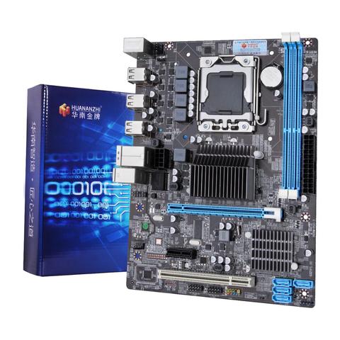 HUANANZHI-placa base X58 2,0, compatible con procesadores de la serie LGA1366 y USB 2,0x8, que se puede conectar a 2 * USB 2,0 ► Foto 1/4