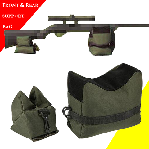 Bolsa táctica delantera y trasera para Rifle, bolsa de arena sin relleno para francotirador, soporte para blanco, accesorios para pistola de caza ► Foto 1/6