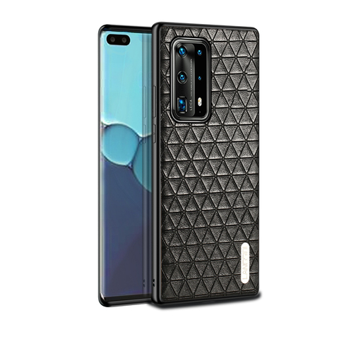 Funda triangular de cuero para móvil, funda Original para Huawei P40 Pro P40 Lite P30 P20 Mate 40 20 Y8P, Honor 9X 10i 20 Pro 8A ► Foto 1/6