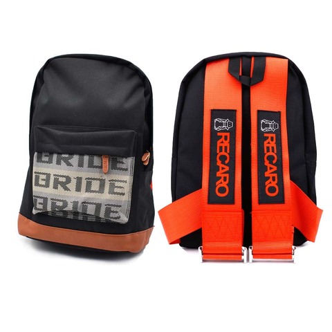 Estilo JDM Bride Racing-Mochila de tela con correa estilosa para escuela, bolso de lona para coche, recuerdos de carreras ► Foto 1/6