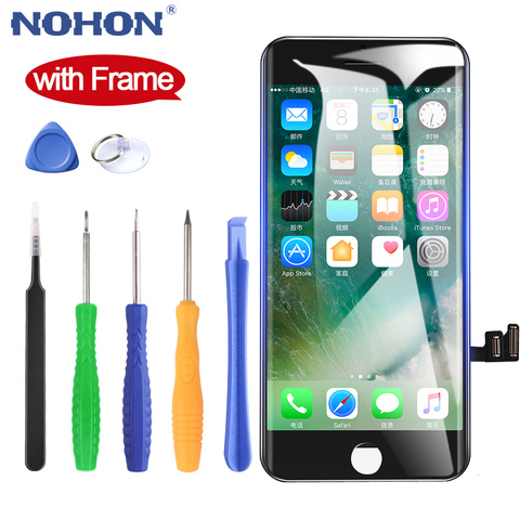 NOHON-pantalla LCD para iPhone 7, 8 Plus, 7Plus, 8 Plus, repuesto de digitalizador de montaje completo, AAAA, 3D Touch + marco ► Foto 1/6