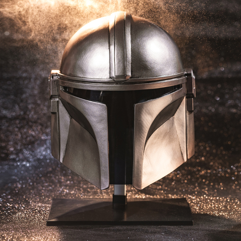 Xcoser-casco de resina dura Mandalorian, máscara de cabeza completa a escala 1:1, réplica de accesorios para Cosplay, Unisex, nuevo ► Foto 1/6