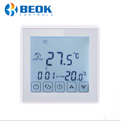 Beok-termostato eléctrico para calefacción de suelo, controlador de temperatura de habitación, termostato programable Digital, 16A ► Foto 1/6