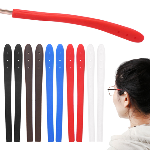 Juego de piernas para gafas antideslizantes, duraderas, Unisex, punta de silicona, sujeción al oído, gancho de patilla para gafas, soporte para gafas, 5 pares ► Foto 1/6