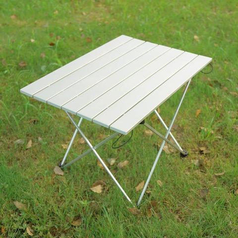 Mesa plegable ultraligera de aleación de aluminio, portátil, para acampar y Picnic ► Foto 1/5