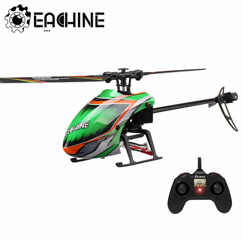 Eachine-helicóptero de control remoto E130, Motor de núcleo de 2,4G, 4 canales, giroscopio de 6 ejes, mantenimiento de altitud, 15 minutos de tiempo de vuelo, juguetes Flybarless Nylon RTF ► Foto 1/6