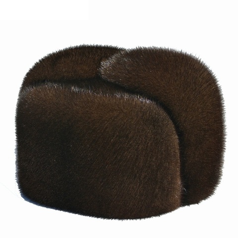 Gorro de visón informal para hombre, gorro de piel de visón, gorro de lei feng, Otoño e Invierno ► Foto 1/5