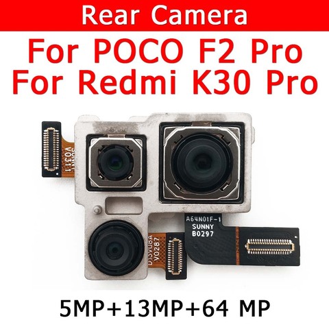 Cámara trasera Original para Xiaomi Mi Poco F2 Pro PocoF2 F2Pro nuevo módulo de cámara grande principal para Redmi K30 Pro Flex piezas de repuesto ► Foto 1/1