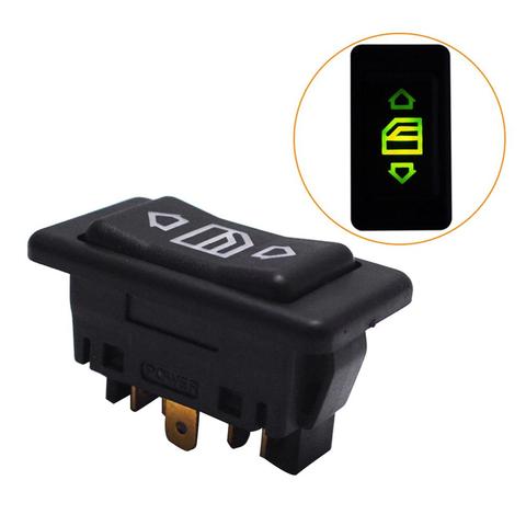 Interruptor de accionamiento de ventanilla Universal para coche, componentes electrónicos de plástico, profesional, 12V/24V, 20A, 6 pines, 1 ud./paquete ► Foto 1/6