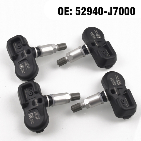 4 Uds Monitor de presión de neumáticos de coche Sensor TPMS 433MHZ 52940J7000 para Kia Ceed CD 2022 de 2022 de 2022 estilo de coche ► Foto 1/5