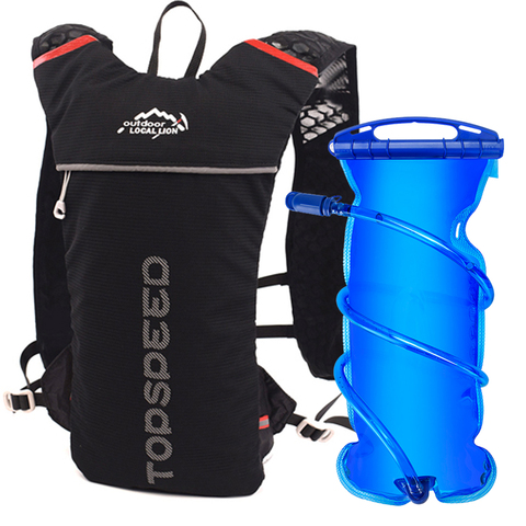 Mochila de hidratación para ciclismo de montaña, transpirable, ultraligera, 2L, opción de bolsa de agua ► Foto 1/6