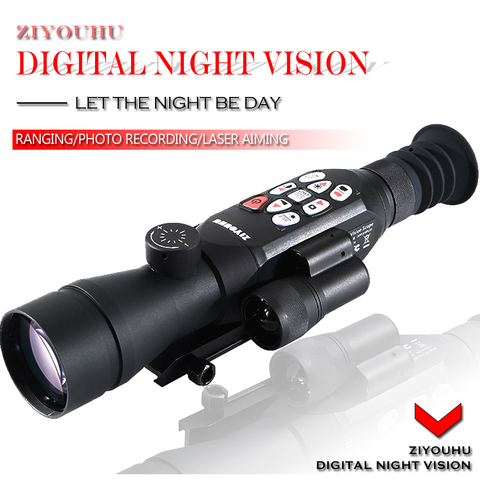 2022 Hd infrarrojo Digital visión nocturna Riflescope Zoom Monocular alcance mira Dispositivo de objetivo para caza alcance Venta Directa ► Foto 1/6