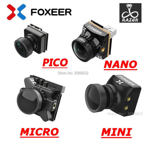 Foxeer Razer/Mini/Razer Micro/Razer NANO 1200TVL PAL/NTSC conmutable 4:3 16:9 FPV cámara para Dron de carreras con visión en primera persona versión de actualización ► Foto 1/6