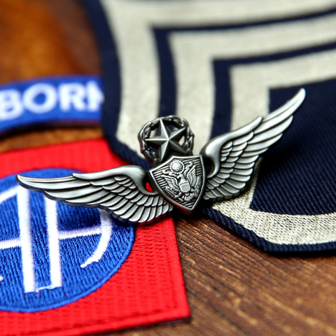 Insignia de moral de vuelo para personas mayores, unidad avanzada de habilidad, Perno de broche de Metal ► Foto 1/1