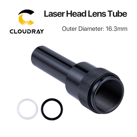 Cloudray-Tubo de lente de aluminio para máquina de grabado láser de corte CO2, Serie L, D20 F63.5mm ► Foto 1/6