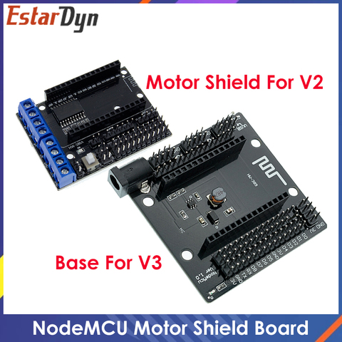 NodeMCU placa con protección para Motor L293D/NodeMcu nodo MCU Base ESP8266 pruebas DIY Placa de lo básico Tester adecuado para NodeMcu V3 ► Foto 1/6