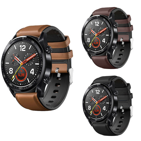 Recambios de correas de silicona para reloj, para HUAWEI WATCH GT 2, 46mm, GT Active 46mm ► Foto 1/6