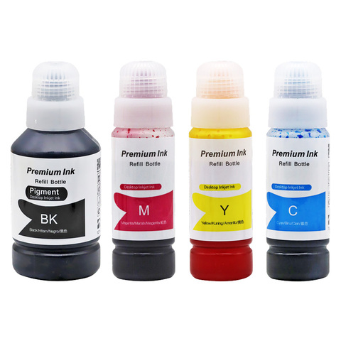 Recarga de tinta para impresora Epson EcoTank, botella de tinta compatible con L6170, L6160, L6190, L4150, L4160, L3150, L3110, Serie de tinta de impresora EcoTank ► Foto 1/6