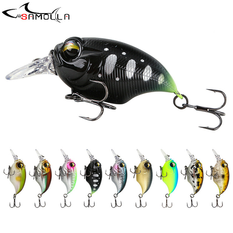 Crankbait-señuelo de pesca, pesas de manivela, 48mm/11g, alta calidad, flotante, para trucha, Japón, Wobbler, buceo, aparejos de 1,3 m ► Foto 1/6