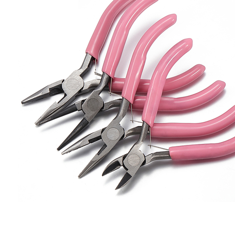 Alicates de joyería de empalme y fijación de Color rosa Kit de herramientas y equipo para DIY herramientas de fabricación de joyas accesorios de Diseño Artesanal ► Foto 1/6