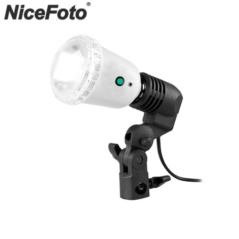 NICEFOTO I-50S AC esclavo destello de luz LED lámpara 45W 5500K sincronización foto estudio luz estroboscópica ► Foto 1/6