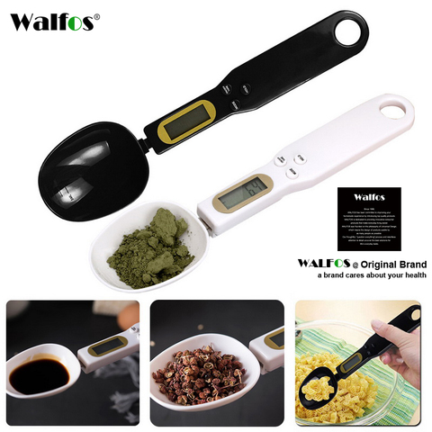 WALFOS-básculas de cocina de 500g/0,1g, taza de medición para horneado, accesorios, pantalla LCD, cuchara Digital electrónica aislantes ► Foto 1/6