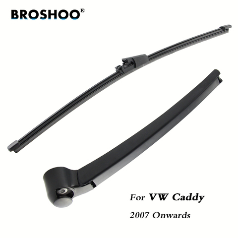 BROSHOO-escobilla de limpiaparabrisas trasero de coche, brazo de limpiaparabrisas trasero para Volkswagen Caddy Hatchback(2007-) 405mm, parabrisas de estilo automático ► Foto 1/6