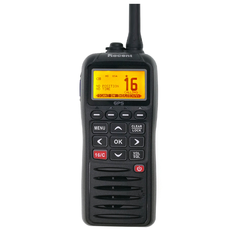 Los últimos RS-38M Radio VHF marina construido en GPS de 156.025-163.275MHz flotar transceptor Tri-reloj IP67 Walkie Talkie impermeable ► Foto 1/6