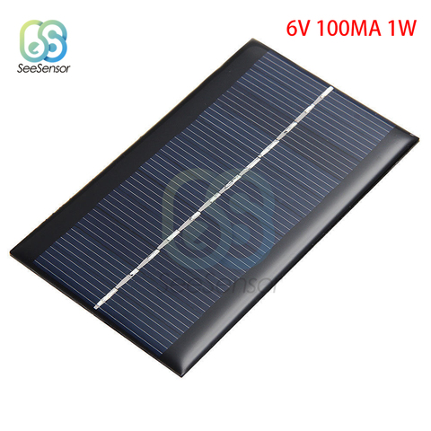 Panel Solar portátil de 2V, 5V, 6V, 9V, 12V, Mini Sistema Solar para baterías, cargadores de teléfono móvil, 0,23 W, 0,6 W, 0,8 W, 1W, 1,5 W y 3W ► Foto 1/6