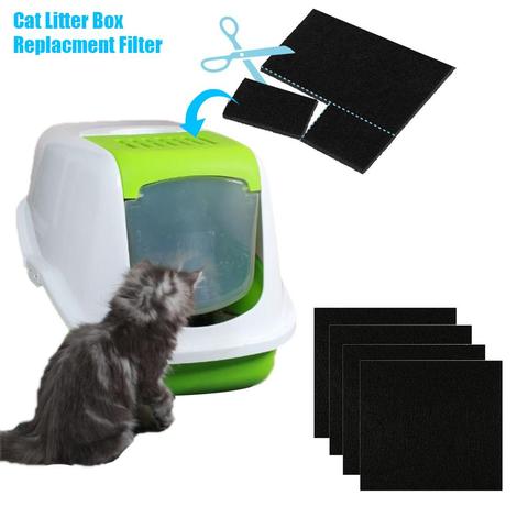 Filtro de carbón activado para Gato, caja de arena, desodorante, 4/6 Uds. ► Foto 1/6