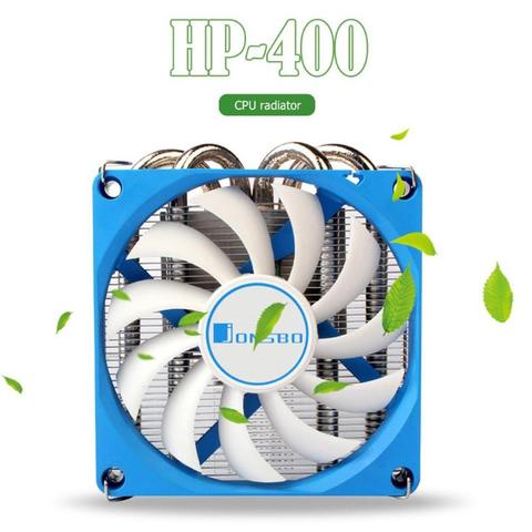 Ventilador de refrigeración para CPU 400, 4 tubos de calor, radiador para HTPC, funda todo en uno, refrigerador ultrafino para CPU ► Foto 1/6