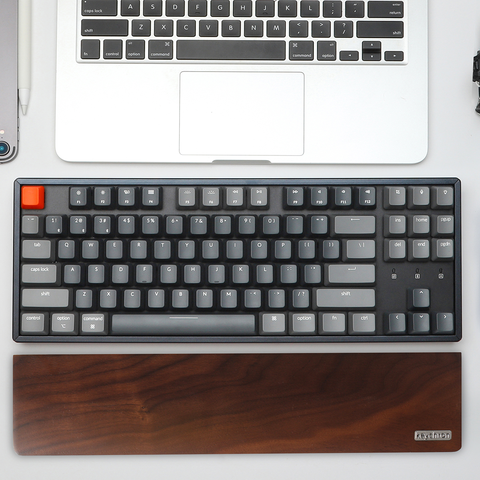 Keychron K8 reposamanos de madera para teclado mecánico K8 Bluetooth ► Foto 1/3