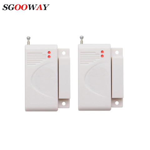 Sgooway-sensor de puerta inalámbrico, 433MHZ, detector de contacto magnético para puerta, alarma gsm sms WIFI ► Foto 1/6