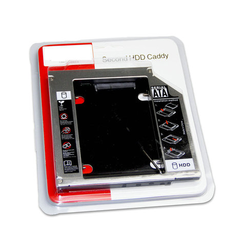 12,7 MM 2nd HD HDD Disco Duro SSD Caddy para Lenovo G500 G510 G530 G550 G505 G590 ► Foto 1/5