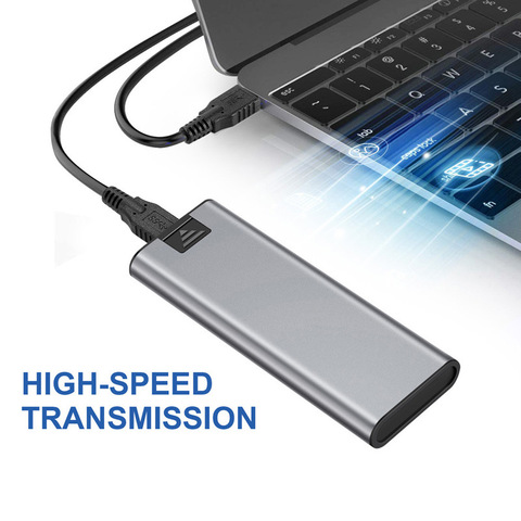 UTHAI-disco duro de transmisión de alta velocidad T21 M.2 NGFF a USB3.0 SSD, carcasa M.2 de aleación de aluminio, transmisión externa de 5Gbps ► Foto 1/6
