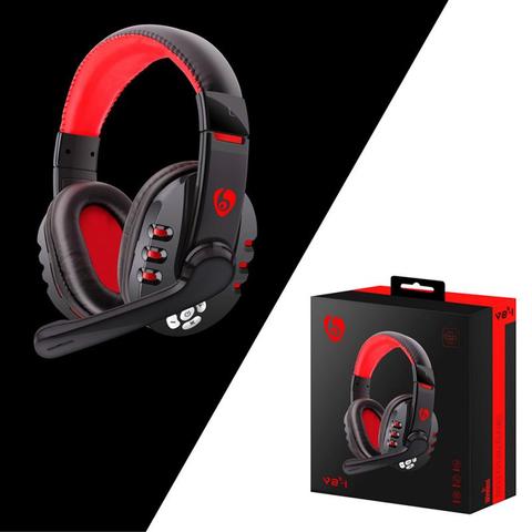 Auriculares V8-1, inalámbricos por Bluetooth, novedad de 2022, auriculares estéreo plegables para videojuegos con micrófono para PC, portátil y ordenador portátil ► Foto 1/6