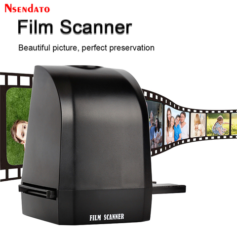 Escáner Digital de película de 35mm y 135mm, para negativos, slide flim, portátil, 8MP, a Color, para convertir ordenador y windows ► Foto 1/6