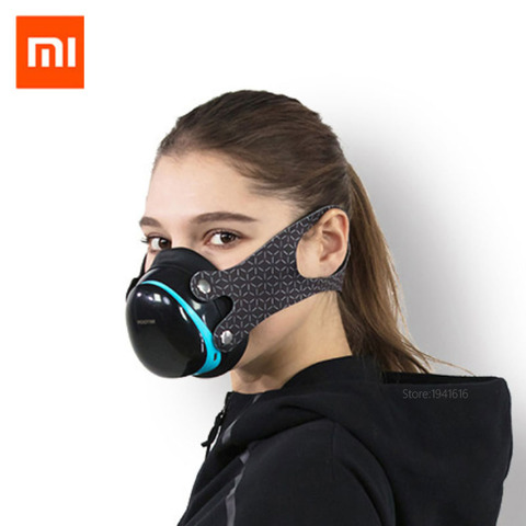 Xiaomi-mascarilla facial anticontaminación para ciclismo, máscara protectora antiniebla con filtración ► Foto 1/6