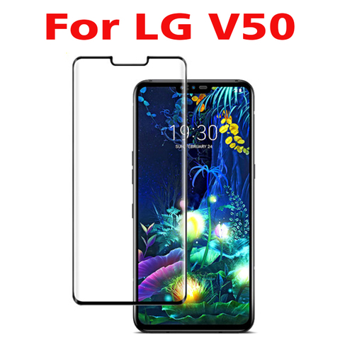 Protector de pantalla 3D de vidrio templado de alta alúmina para LG V50, película protectora de pantalla completa a prueba de explosiones para LG V50 5G, 2 uds. ► Foto 1/6