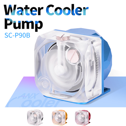 Ococoo 1300 L/H bomba de agua acrílica SC-P90B sin cepillo con LED para sistema de refrigeración de PC ► Foto 1/6