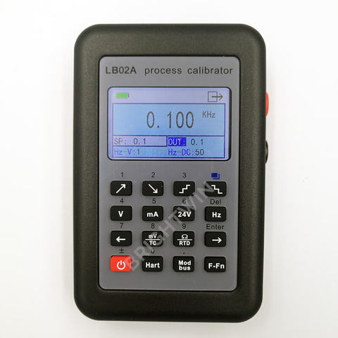 Precisión nuevo LB02A calibrador de proceso Color LCD con frecuencia RTD PT100 termopar mV 0-10 V 4-20mA generador de señal función ► Foto 1/6