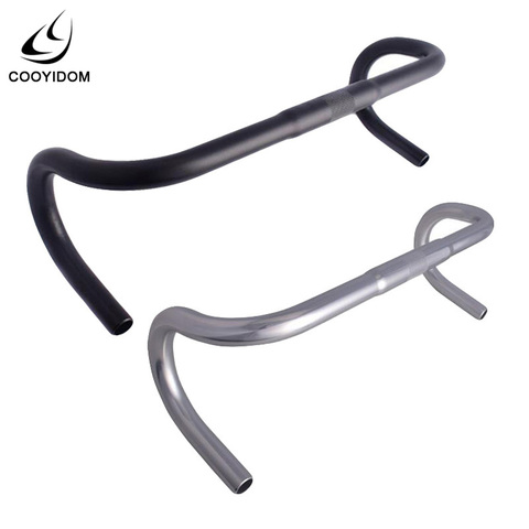 Manillar ultraligero de aleación de aluminio para bicicleta de carreras, accesorio para manillar de bicicleta de carretera, 25,4x420mm ► Foto 1/6