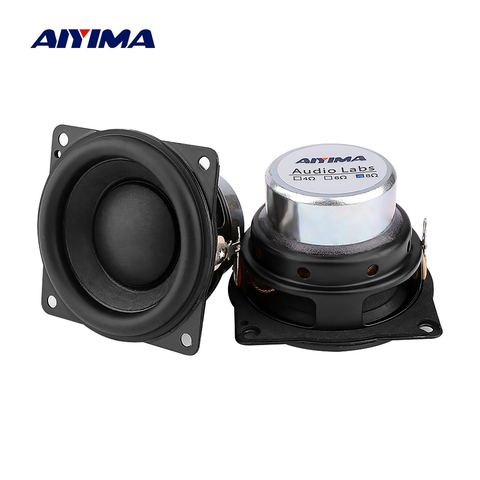 AIYIMA 2Pc 2 pulgadas gama completa de altavoces de Audio de 8 Ohm 15W ESTÉREO Hifi sonido amplificador Bluetooth parlante DIY teatro de altavoz ► Foto 1/6