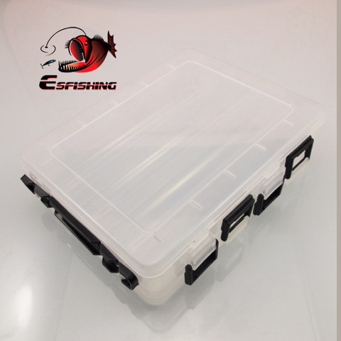 Kesfishing-caja de almacenamiento de anzuelos, compartimentos, señuelos de pescado, soporte de plástico, accesorios de pesca ► Foto 1/4